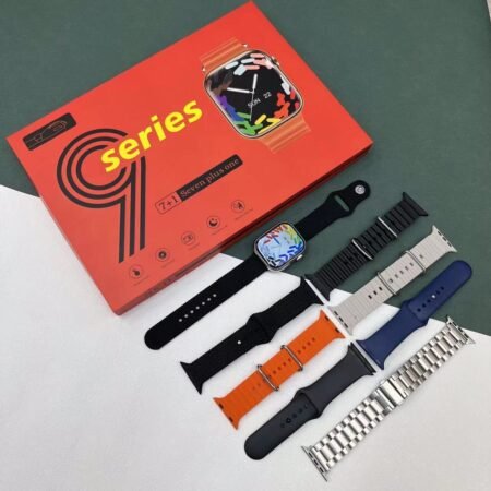 Smart Watch série 9 avec 7 bracelets #