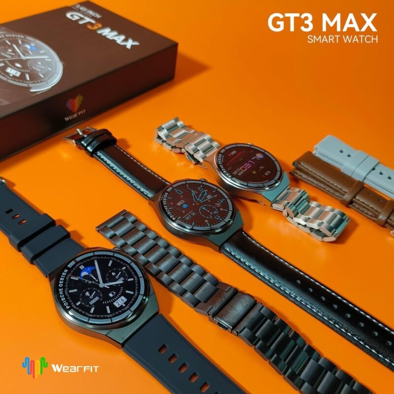 Smart watch Gt3 max avec 3 bracelets